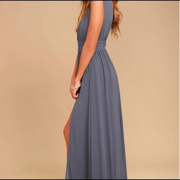 Lulu’s Heavenly Hues Denim Blue Dress | NFS - Picture 2 of 3